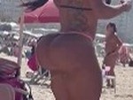 Bubbliest Butt On The Beach
