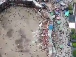 Bull Fighting Stadium Suffers A Collapse
