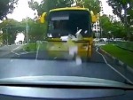 Bus Clearly Has Very Good Brakes
