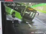 Bus Driver Was Exceptionally Lucky To Survive

