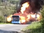 Bus Was Probably Gas Powered
