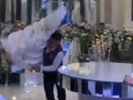 Cake Prank For The Newly Married Couple
