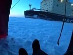 Camping On The Ice When Suddenly A Real Ice Breaker
