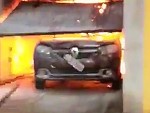 Car Fire Escalates

