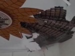 Ceiling Collapses And It's Pretty Spectacular
