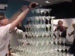 Champagne Tower Is Only Going One Way
