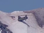 Chinook Helicopter Rescuing Climbers On Mount Hood Wow
