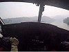 Cockpit View Of Canadair Cl415 Water Bomber Refilling