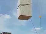 Concrete Block Lift Goes Bad And Nearly Deadly
