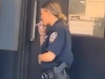 Cop Caught Hitting A Blunt
