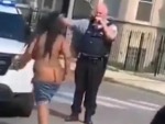 Cop Defeated By A Fat Naked Woman

