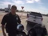 Cop Gets Awfully Defensive After Being Honked By A Rider