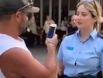 Cop Has Had Enough Of This Fuckwit
