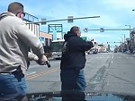 Cops Open Fire On A Bad Guy And Take The Fucker Down
