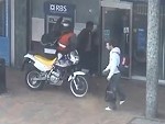 Cops Spectacularly End A Bank Robbery
