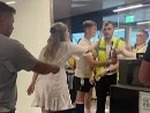 Couple Make Absolute Cunts Of Themselves At Boarding
