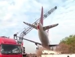 Crane Folds Lifting A Plane - Oops!
