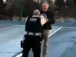 Crazy Guy Goes For The Suicide By Cop Option
