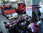 Croatian Fire Fighters Get A Call Whilst Watching The Final
