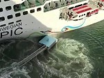 Cruise Ship Obliterates Some Stuff Whilst Docking
