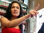 Cunty Cashier Is Clearly On Her Period
