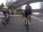 Cyclist Is Robbed Rolling

