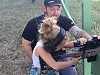 Dad Teaches Daughter How To Use A Sniper Rifle
