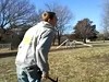 Dad Teaches To Hit Bullets With A Hammer