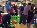 Dads Go Full Retard And Throw Down In A Kids Playground
