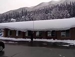 De-Icing The Roof After A Heavy Fall
