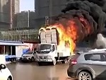 Delivery Trucks Are Flaming Fast In China
