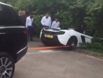 Destroying A McLaren Is A Good Way To Remember Your Wedding
