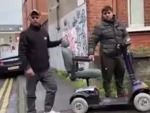 Dirty Cunts Caught Stealing A Mobility Scooter
