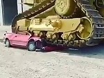 Dozer Vs Car Who Will Win?