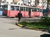 Driverless Tram Takes Out A Group Of Bikers Somewhere In Kazakhstan