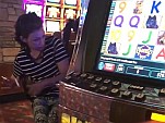 Druggo Hits The Pokies For Some Fun
