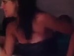 Drunk Chick Flashes Her Tits For The Lads

