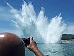 Exploding A WWII Floating Mine
