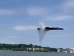 F-18 Breaks The Sound Barrier
