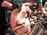 Fantastic Beach Shower Nipslip
