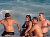 Fat Drunk Girl Almost Drowns Trying To Get Out Of The Ocean