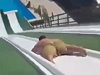 Fat Dude On The Waterslide Wow