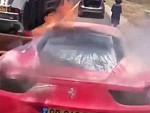 Ferrari 458 Blows The Fuck Up On A Highway Somewhere
