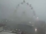 Ferris Wheel Cops It From A Storm

