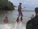 Flyboarder Got Too Cocky

