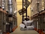Forklift Operator Realises There Is No Saving It
