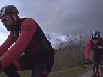 French Cyclists Get Absolutely Creamed On The Highway
