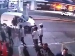 Gangsters Open Fire On A Group Of Men WTF
