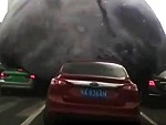 Giant Inflatable Ball Gets Loose In Traffic
