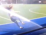 Girl Sucks At Pitch Invading
